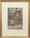 Interior of the Basilica St Marco by Conrad H. R. Corelli, watercolour, offered Apr 2025