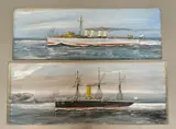 HMS Quail by Harry Price, 1903, Watercolour and gouache, sold Apr 2025