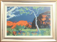 Ghost Gum and Spinifex by Rolf Harris, giclee, sold Mar 2025