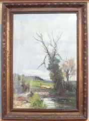 River landscapes a pair by Abraham Hulk Jnr, oil on canvas, offered Mar 2025