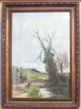 River landscapes a pair by Abraham Hulk Jnr, oil on canvas, offered Mar 2025