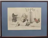 Untitled by Arthur Boris Klein, pencil, sold Feb 2025