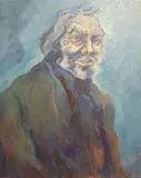 Portrait of a gentleman by Rita Smith, oil on canvas, sold Jan 2025