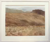 Anti-Atlas Mts by Judith Yarrow, mixed media, sold Jan 2025