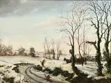 Startled Pheasants by J.K. Whitton, oil on board, offered Jan 2025