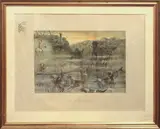 That far, far-away Echo by Charles Johnson Payne 'snaffles', lithograph, sold Jan 2025
