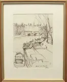 Quai de Conti by Stephen Weld, drawing, sold Dec 2024