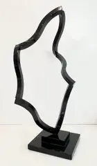 An abstract wooden sculpture by David Sawyer, sculpture, offered Dec 2024