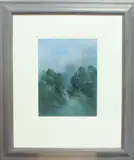 Hampstead Heath, 1997 by Ingrid Barron, oil on paper, offered Nov 2024