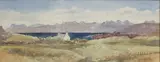 Northern Hills from Opinon by Mary Frame, watercolour, sold Nov 2024