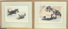 Kittens at Play by Harry Dixon, print (other), sold Nov 2024