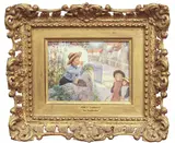 The Peashooter by Percy Tarrant, oil on board, sold Oct 2024