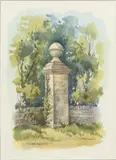 Chipping Norton Road' watercolour by Susan Woolley, watercolour, sold Aug 2024