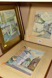 Untitled by James Marshall Heseldin, watercolor, offered Mar 2021