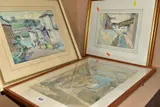 Untitled by James Marshal Heseldin, watercolor, sold Mar 2021