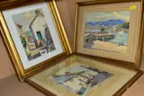 Untitled by James Marshall Heseldin, watercolor, sold Mar 2021