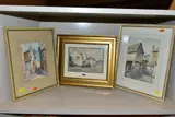 All by James Marshall Heseldin, watercolour, sold Mar 2021