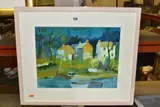 Lerryn creek by Richard Tuff, watercolour, sold Mar 2021