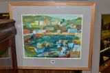 Boats at newlyn by Richard Tuff, watercolour, sold Mar 2021