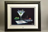 Olive party by Michael Godard, print, sold Mar 2021
