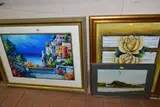 to include two Nicola Bernadino limited edition prints of Italian coastal by Paintings And Prints, oil on canvas, sold Mar 2021