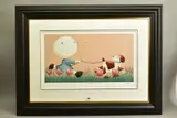 Its only a bee by Mackenzie Thorpe, print, sold Mar 2021