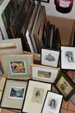 ETC, to include 19th century engraving prints by George Morland, by Assorted Prints And Picture Frames, engraving, sold Mar 2021