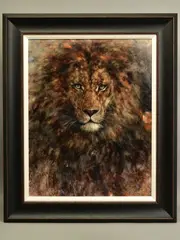Dark majesty by Gary Benfield, oil on canvas, sold Feb 2021