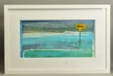 Carmel bay, california by James Bartholomew, pastel on paper, sold Feb 2021
