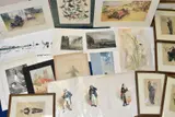 to include a watercolour study of Wild Flowers and a Bee by Elizabeth by Paintings And Prints, watercolour, sold Feb 2021