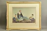 Basket of peaches by William Russell Flint, print (other), offered Feb 2021