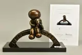 Watching the world go by by Doug Hyde, bronze, sold Feb 2021