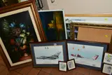 ETC, comprising a still life of flowers, unsigned oil on canvas, size by Paintings And Prints, oil on canvas, sold Feb 2021
