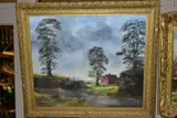 The ford by Digby Page, oil on canvas, sold Feb 2021