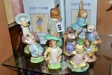 comprising large 'Fox Whiskered Gentleman' P3450, boxed ' by Nine Royal Albert Beatrix Potter Figures, watercolor, sold Feb 2021