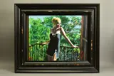 Sally in the sun by Fabian Perez, print, sold Feb 2021
