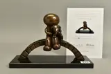 Watching the world go by by Doug Hyde, bronze, sold Feb 2021