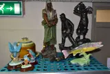 ETC, to include a ceramic Moorish figure, approximately 64cm (damaged) by Assorted Sculptures, sculpture, sold Feb 2021