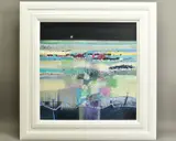 Horizon by Emma Davis R.S.W P.A.I, mixed media on board, sold Jan 2021
