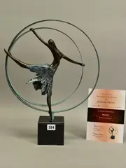 Elevation by Jennine Parker, bronze, sold Jan 2021
