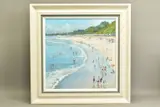 Enjoying the summer sun by Hilary Burnett Cooper, oil, sold Jan 2021
