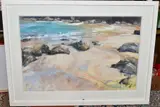 Treen cove ii by James Bartholomew, pastel on paper, sold Jan 2021