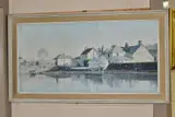 Tranquil scene, frogmore creek by Donald Greig, oil on board, sold Jan 2021