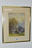 Crow trees, barrow-on-trent by Frank Gresley, watercolour on paper, sold Jan 2021