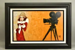 Her first screen test by Todd White, print, sold Jan 2021