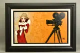 Her first screen test by Todd White, print, sold Jan 2021