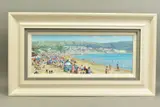 Evening swanage by Hilary Burnett Cooper, oil on canvas, sold Jan 2021