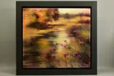 'Micersa', an impressionist river scene, signed bottom right, by Nick Andrew, oil on canvas, sold Jan 2021