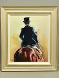 Top Hat by Joy Harris, oil on canvas, sold Jan 2021