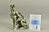 'On Guard', a limited edition sculpture of a Great Dane 48/ by April Shepherd, oil, sold Jan 2021